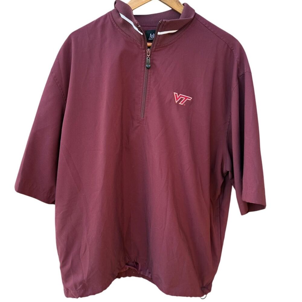Virginia Tech Hokies NCAA Weather Resistant pullover red sweatshirt Large
